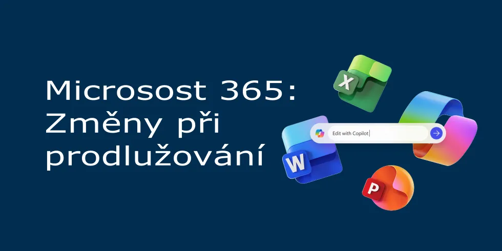 Microsoft 365: změny při prodlužování